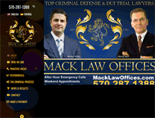 Tablet Screenshot of macklawoffices.com
